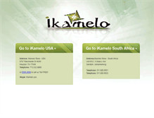 Tablet Screenshot of ikamelo.com